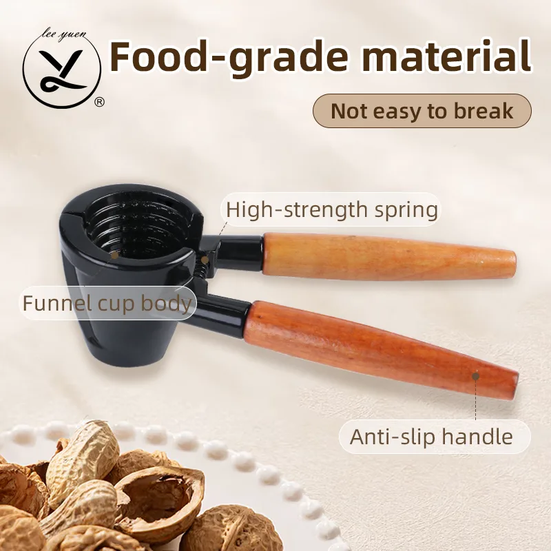 Funnel Nut Cracker Tool with Wooden Handles - Image 5