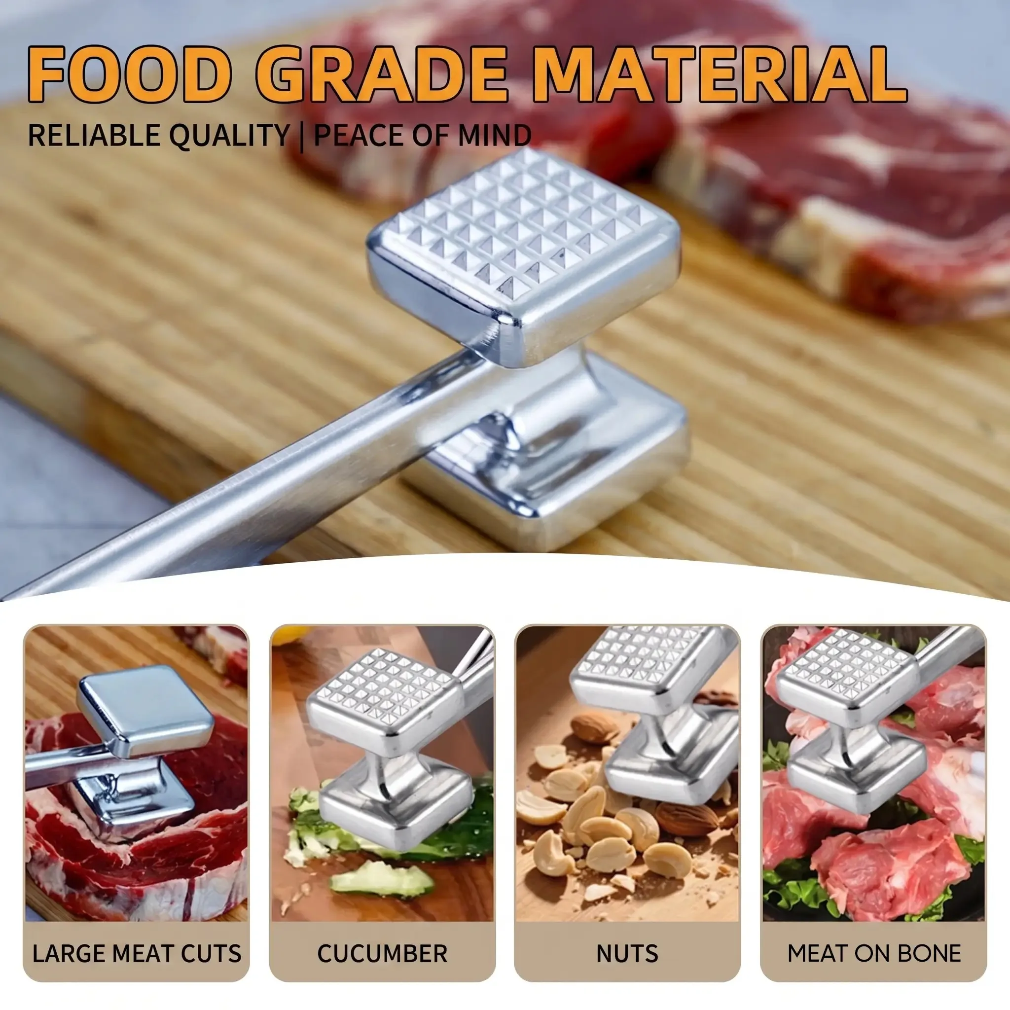 Soft Grip Meat Tenderizer - Image 3