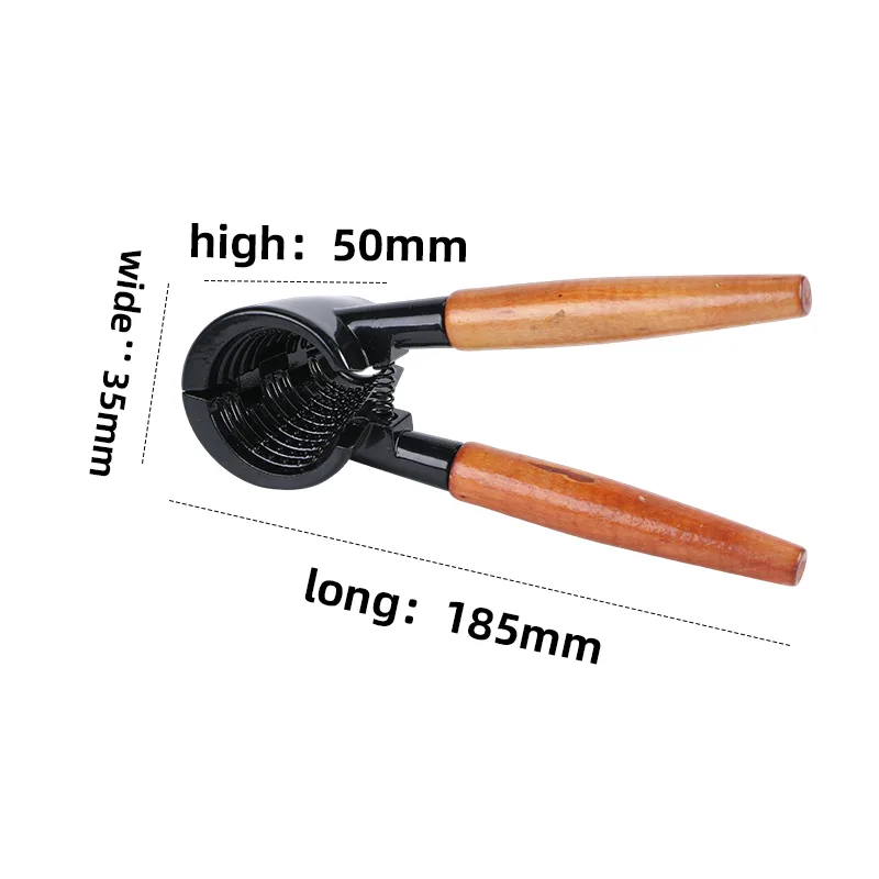 Funnel Nut Cracker Tool with Wooden Handles - Image 4
