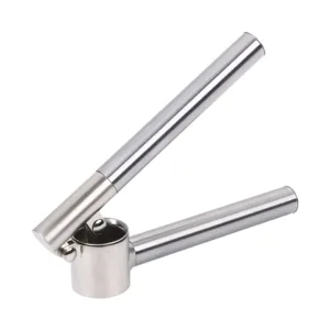 zinc alloy garlic press with tubular handles manufacturer | LeeYuen Kitchenware