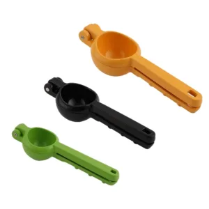 Ergonomic aluminum lemon squeezer