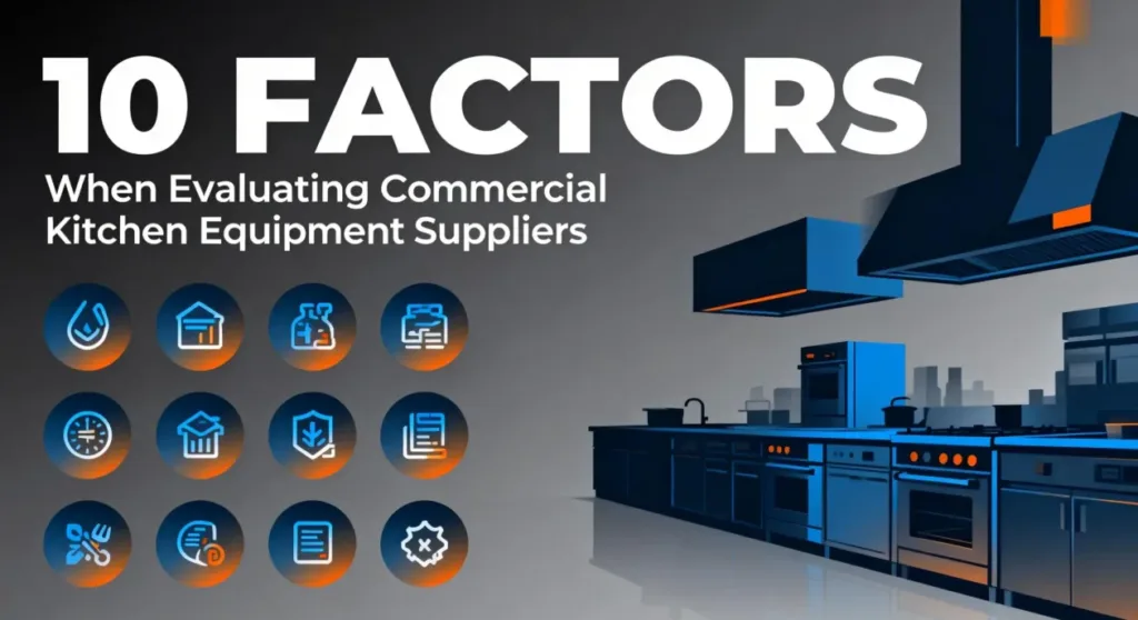 10 Factors When Evaluating Commercial Kitchen Equipment Suppliers
