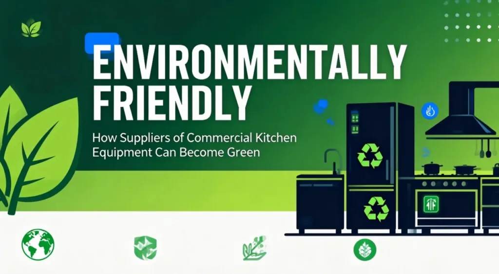 How Suppliers of Commercial Kitchen Equipment Can Become Environmentally Friendly