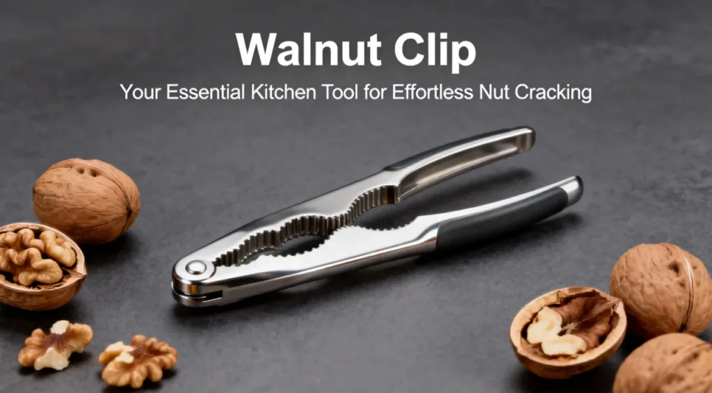 Walnut Clip-Your Essential Kitchen tool for Effortless Nut Cracking.