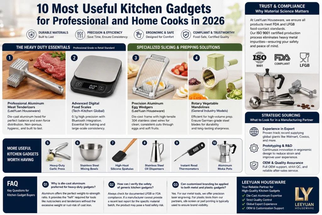 10 Most Useful Kitchen Gadgets for Professional and Home Cooks in 2026