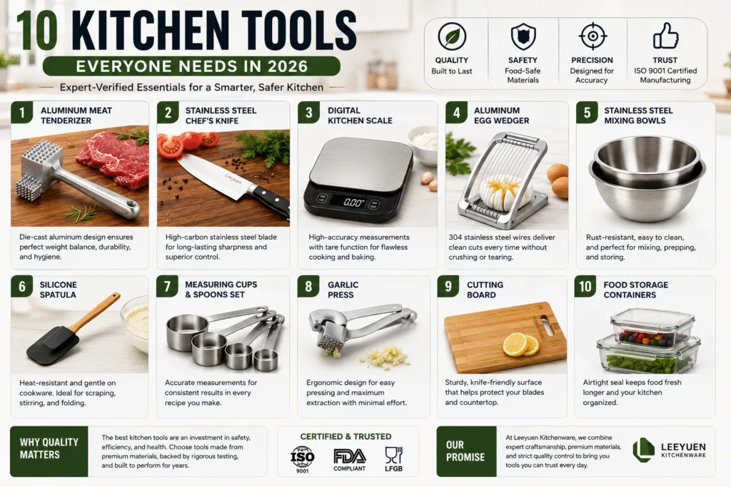 Kitchen Tools Everyone Needs: 10 Expert-Verified Essentials for 2026