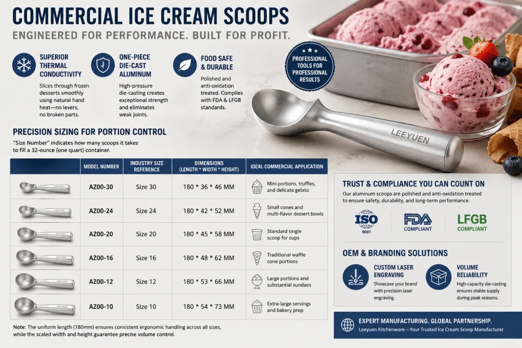 Ice Cream Scoop Manufacturer