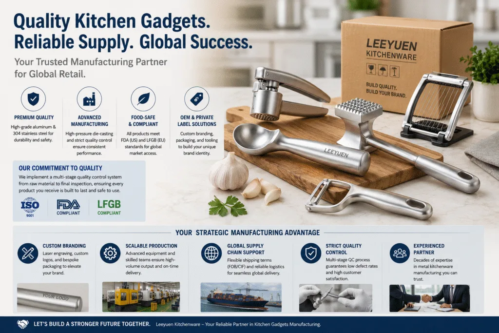 Supply Kitchen Gadgets for Global Retail
