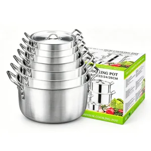 7-Piece Aluminum Cookware Set