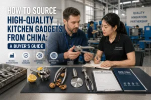 Wholesale buyer sourcing high-quality kitchen gadgets from a Chinese manufacturer