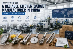 Reliable kitchen gadget manufacturer in China showcasing OEM production, premium kitchen gadgets, quality control and private label manufacturing capabilities